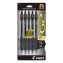 G2 Premium Gel Pen, Retractable, Fine 0.7 mm, Black Ink, Smoke/Black Barrel, 5/Pack1
