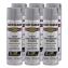 Professional Spray Paint, Metallic Aluminum, 14 oz Aerosol Can, 6/Carton1