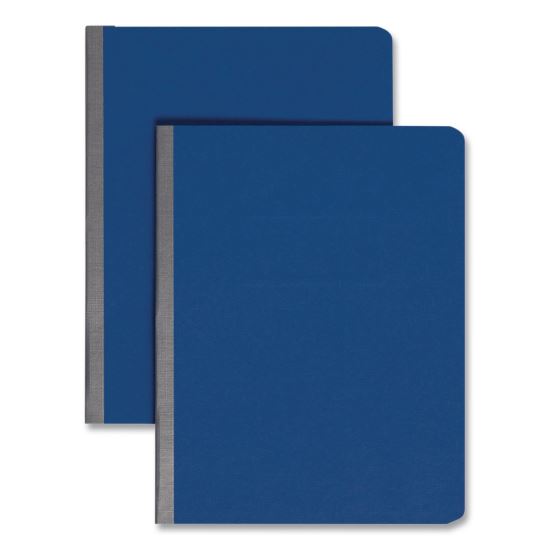 Prong Fastener Pressboard Report Cover, Two-Piece Prong Fastener, 3" Capacity, 8.5 x 11, Dark Blue/Dark Blue, 25/Box1