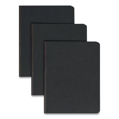 Prong Fastener Pressboard Report Cover, Two-Piece Prong Fastener, 3" Capacity, 8.5 x 11, Black/Black, 25/Box1