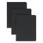 Prong Fastener Pressboard Report Cover, Two-Piece Prong Fastener, 3" Capacity, 8.5 x 11, Black/Black, 25/Box1