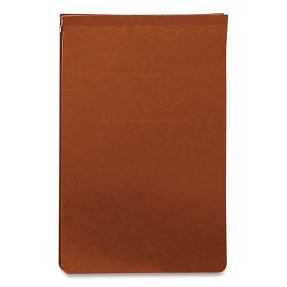 Prong Fastener Premium Pressboard Report Cover, Top Bound, Two-Piece Prong Fastener, 2" Capacity, 8.5 x 14, Red/Red1