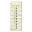 Time Clock Cards, Replacement for 10-800292/K14-15/M-33, One Side, 3.5 x 9, 100/Pack1