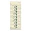 Time Clock Cards, Replacement for 30/1912R/10-800292, One Side, 3.5 x 9, 100/Pack1