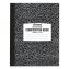 Composition Book, Medium/College Rule, Black Marble Cover, (80) 10 x 7.87 Sheets1