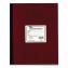 Computation Notebook, Quadrille Rule (4 sq/in), Red Cover, (75) 11.75 x 9.5 Sheets1
