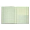 Computation Notebook, Quadrille Rule (4 sq/in), Red Cover, (75) 11.75 x 9.5 Sheets2