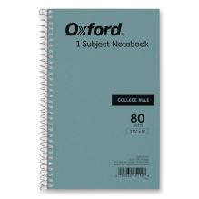 One-Subject Notebook, Medium/College Rule, Blue Cover, (80) 7.75 x 5 Sheets1