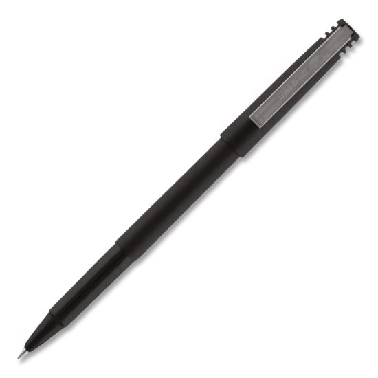 Rollerball Pen, Stick, Extra-Fine 0.5 mm, Black Ink, Black Barrel1