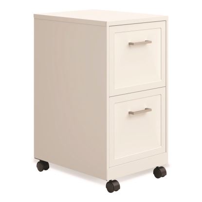 Two-Drawer Mobile Vertical File, 2 Letter-Size File Drawers, 14.25 x 18 x 26.7, Pearl White1