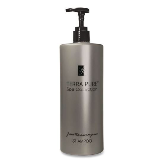 Terra Pure Shampoo Air Pump, Green Tea and Lemongrass Scent, 16.32 oz Bottle1