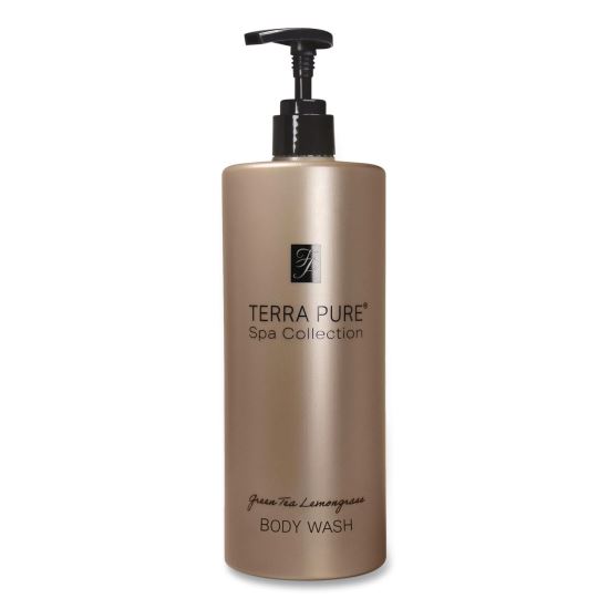 Terra Pure Body Wash Air Pump, Green Tea and Lemongrass Scent, 16.23 oz Bottle1