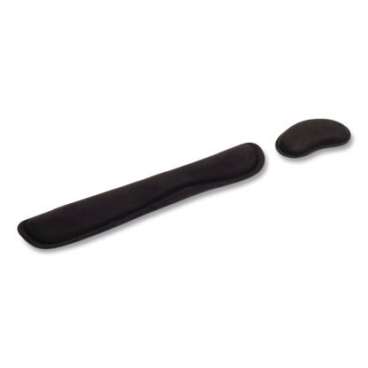 Memory Foam Gaming Ergonomic Keyboard and Mouse Wrist Rest Set, Black1