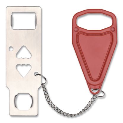 Hotel Door Lock, Red/Silver1