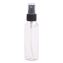 Travel Toiletry Spray Bottle, 2 oz, Clear with Black Spray Nozzle1