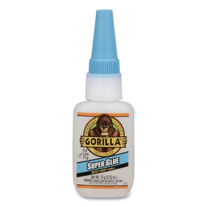 Super Glue, 0.53 oz Bottle, Dries Clear1