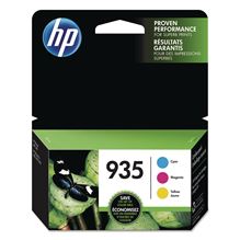 HP 935, (N9H65FN) 3-Pack Cyan/Magenta/Yellow Original Ink Cartridges, 24 Packs/Carton1