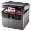 Fire-Resistant/Waterproof Safe with Key, 15.5 x 13.5 x 14.3. 0.65 cu ft, Gray1