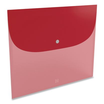 Plastic Filing Envelope with Snap Closure, Coupon Size, 5.2 x 7.48, Randomly Assorted Colors1