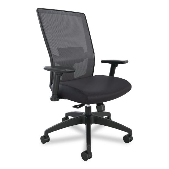 Workspace2.0 500 Series Task Chair, Supports Up to 300 lb, 17.8" - 22.8" Seat Height, Black Fabric Seat/Mesh Back, Black Base1