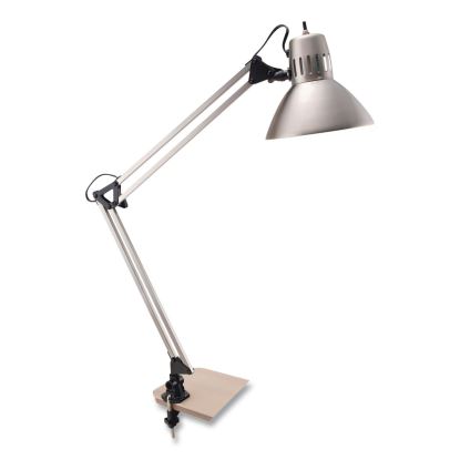 LED Desk Lamp Clamp Mount, Swing Arm, 34" High, Brushed Nickel/Black1