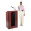 Presidential Plus Wireless Lectern, 50 W, 25.5 x 20.5 x 46.5, Mahogany1