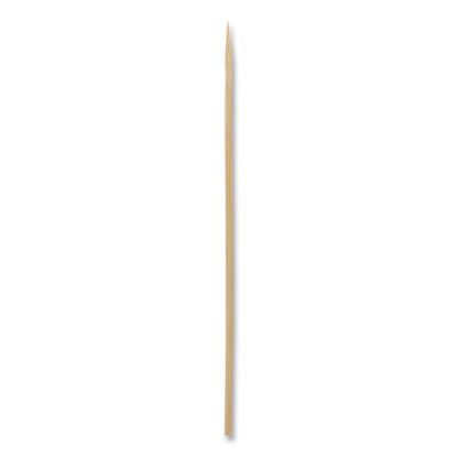 Bamboo Skewers, Paper, 6", Natural, 100/Pack1