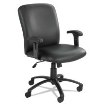 Uber Big/Tall Series High Back Chair, Vinyl, Supports Up to 500 lb, 19.5" to 23.5" Seat Height, Black1