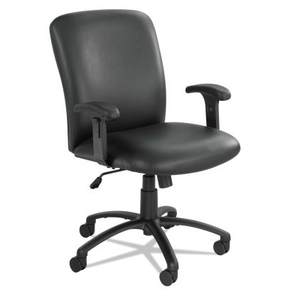 Uber Big/Tall Series High Back Chair, Vinyl, Supports Up to 500 lb, 19.5" to 23.5" Seat Height, Black1