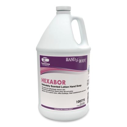 HEXABOR Delicately Scented Lotion Hand Soap, 1 gal Bottle, 4/Carton1