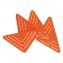 Beacons Smart Stickers for Whiteboards, Reusable Triangles, 2.5" x 2.5", Fluorescent Orange, 4/Pack1