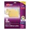 Easy Peel Return Address Labels with Sure Feed Technology, Inkjet, 0.66 x 1.75, Matte Clear, 60/Sheet, 10 Sheets/Pack1