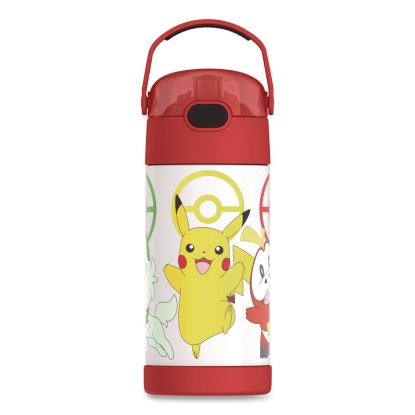 FUNtainer Pokémon Stainless Steel Vacuum Insulated Water Bottle, 12 oz, Multicolor1