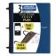 FLEX Notebinder, 1" TechLock Rings, 3-Subject, Medium/College Rule, Randomly Assorted Cover Colors, (120) 11 x 8.5 Sheets1