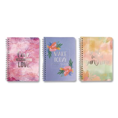 Silver Lining Hardcover Journal, Medium/College Rule, Randomly Assorted Cover Designs and Colors, (80) 7 x 5 Sheets1