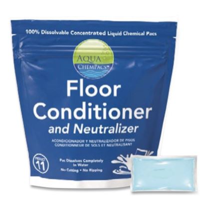 Aqua ChemPacs Floor Conditioner and Neutralizer, 100 ChemPacs/Carton1