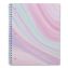 Twin-Wire Notebook, Randomly Assorted Pastel Marble Cover Designs, 1-Subject, Medium/College Rule, (80) 10.5 x 8.5 Sheets1