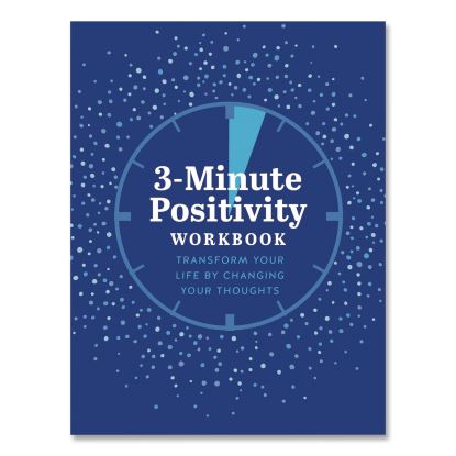 Guided Journal: 3-Minute Positivity - Transform Your Life by Changing Your Thoughts, Blue Cover, (96) 8 x 6 Sheets1