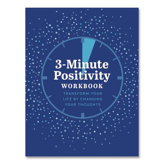 Guided Journal: 3-Minute Positivity - Transform Your Life by Changing Your Thoughts, Blue Cover, (96) 8 x 6 Sheets1