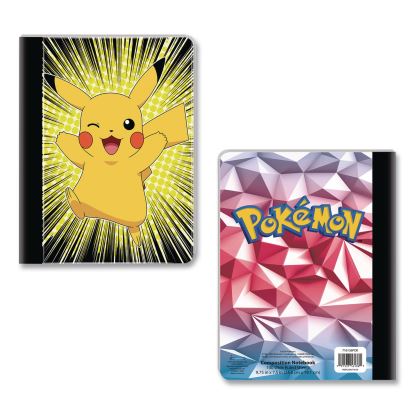Licensed Composition Book, Pokemon, Wide/Legal Rule, Multicolor Cover, (100) 9.75 x 7.5 Sheets1