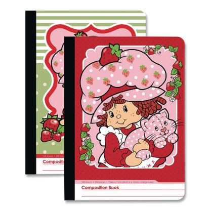 Licensed Composition Book, Randomly Assorted Strawberry Shortcake Cover Designs, Medium/College Rule, (100) 9.75 x 7.5 Sheets1