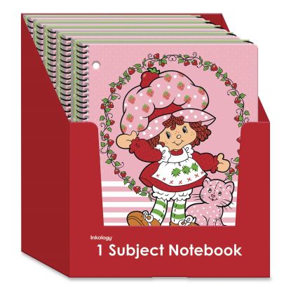 Licensed Spiral Notebook, Randomly Assorted Strawberry Shortcake Cover Designs, Medium/College Rule, (80) 10.5 x 8 Sheets1