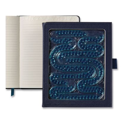 Find Your Path Sensory Journal, Tactile Blue Gel Bead Maze, Wide/Legal Rule, Blue Cover, (80) 8 x 5 Sheets1