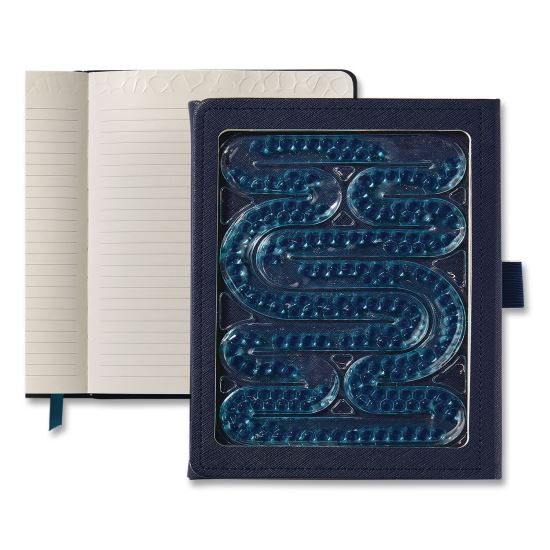Find Your Path Sensory Journal, Tactile Blue Gel Bead Maze, Wide/Legal Rule, Blue Cover, (80) 8 x 5 Sheets1