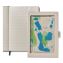 Shake It Up Sensory Journal, Interactive Blue/Green Color-Fusing Oil Ocean, Narrow Rule, Cream Cover, (80) 8 x 5 Sheets1