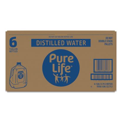 Distilled Water, 1 gal Bottle, 6 Bottles/Carton1