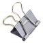 EZ Binder Clips, Medium, Gray, 48/Pack1