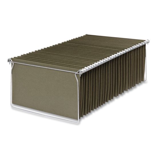 Hanging File Frame, Legal Size, 18" to 27" Long, Gray, 2/Pack1