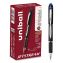 Jetstream Form-Fitting Comfort Grip Hybrid Gel Pen, Stick, Medium 1 mm, Blue Ink, Black/Silver/Blue Barrel, Dozen1