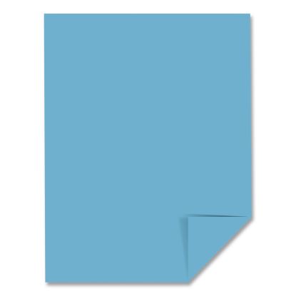 Color Cardstock, 65 lb Cover Weight, 8.5 x 11, Lunar Blue, 250 Sheets/Ream, 8 Reams/Carton1
